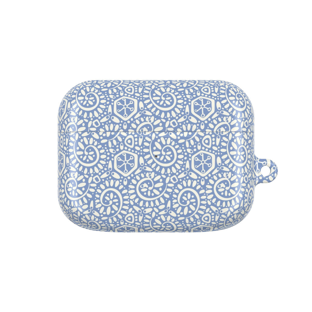 Canto Swirls Pastel Mist Blue AirPods Case