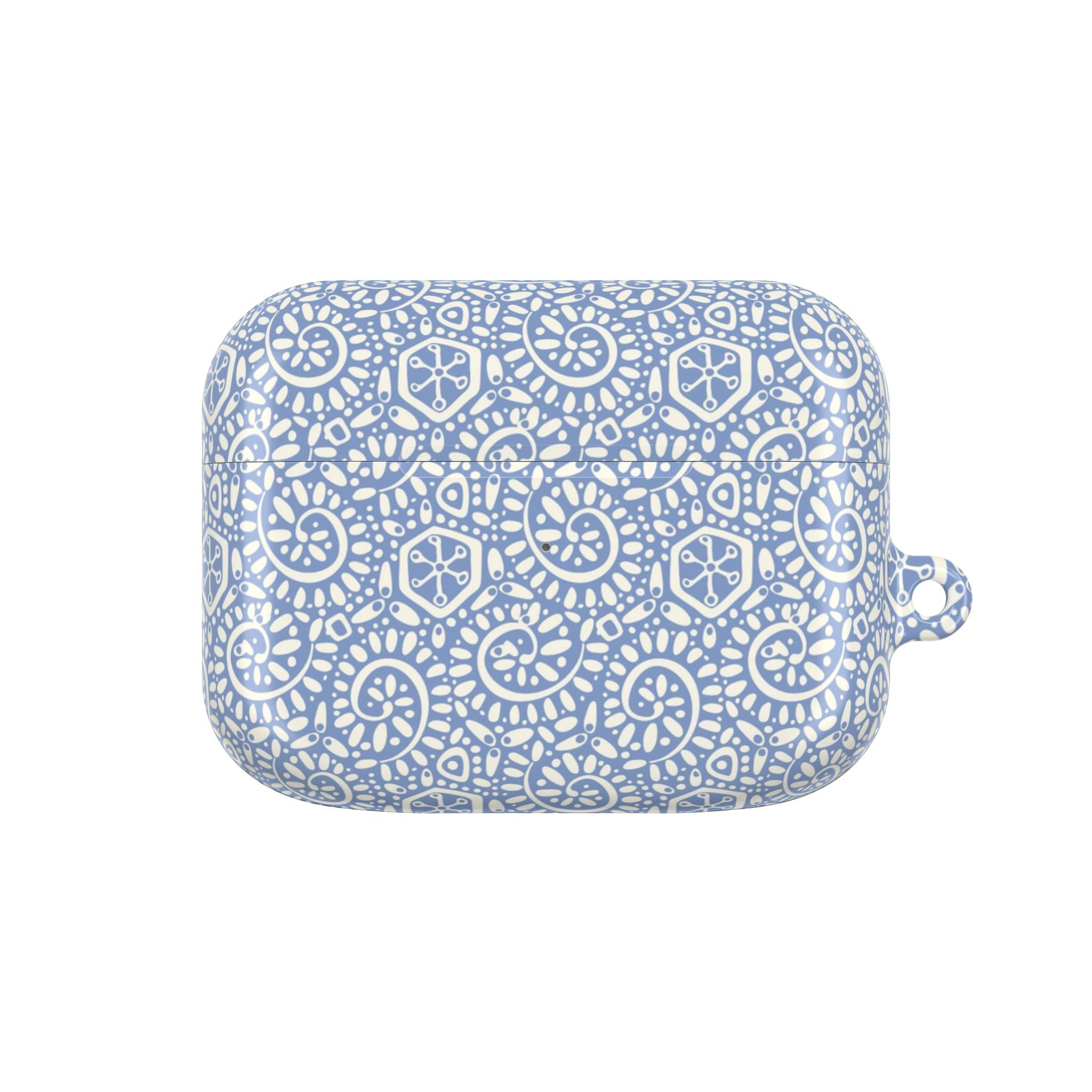 Canto Swirls Pastel Mist Blue AirPods Case