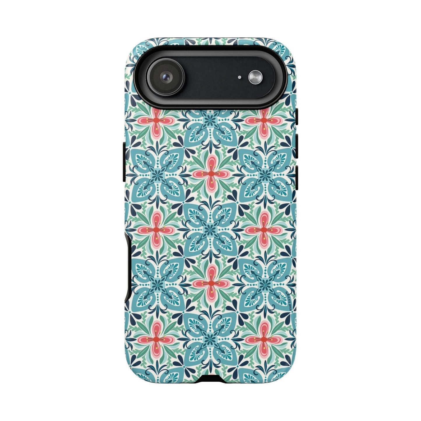 Stonecrop Floral Tile iPhone Tough Case