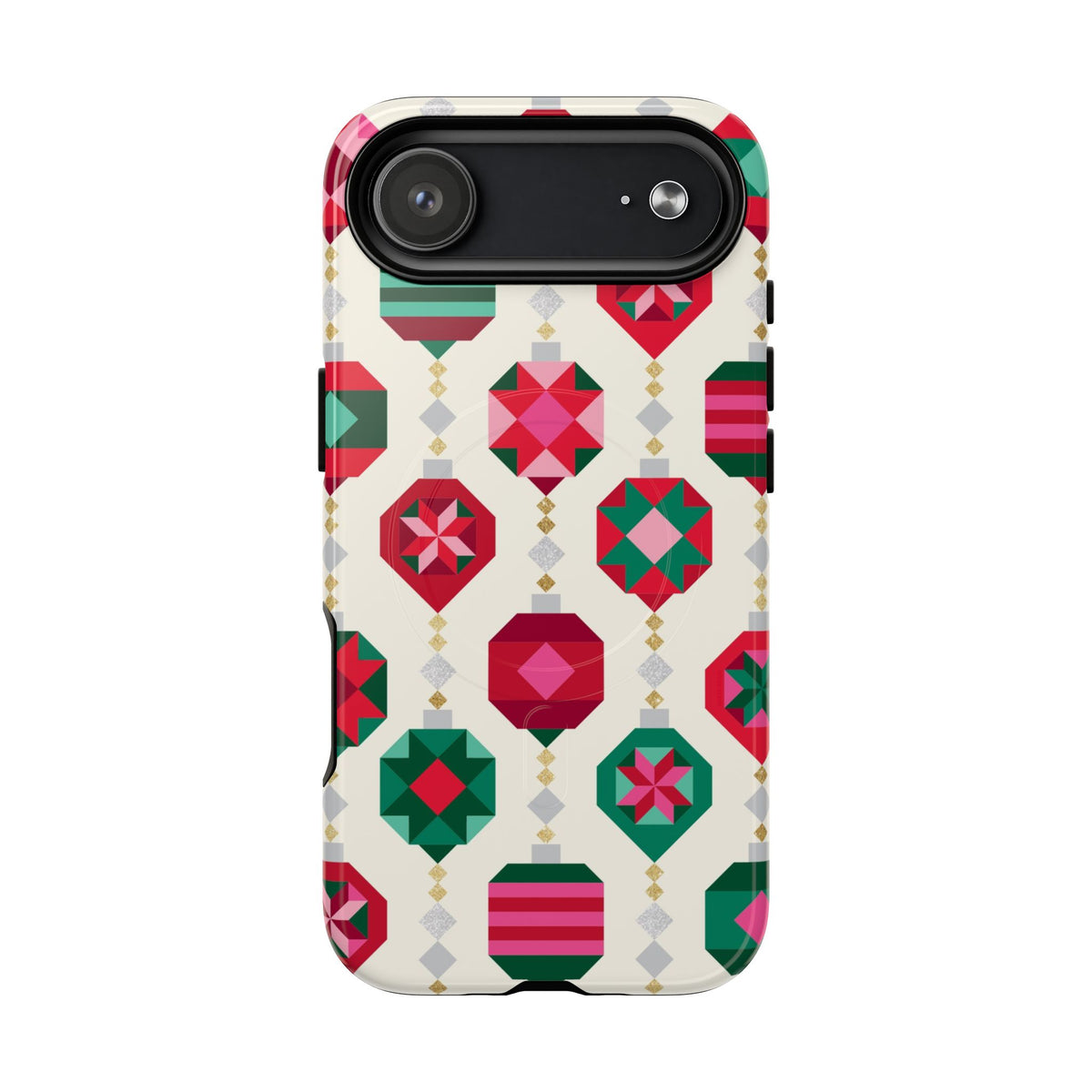 Felicity Ornaments MagSafe iPhone 17 Air Case – Glossy | holiday ornament print
