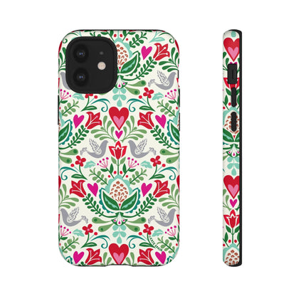 Rosemaling iPhone Tough Case iPhone 12 Mini Matte