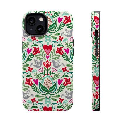 Rosemaling iPhone MagSafe Tough Case