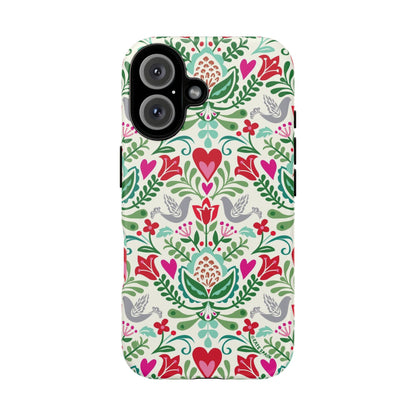 Rosemaling iPhone Tough Case iPhone 16 Matte