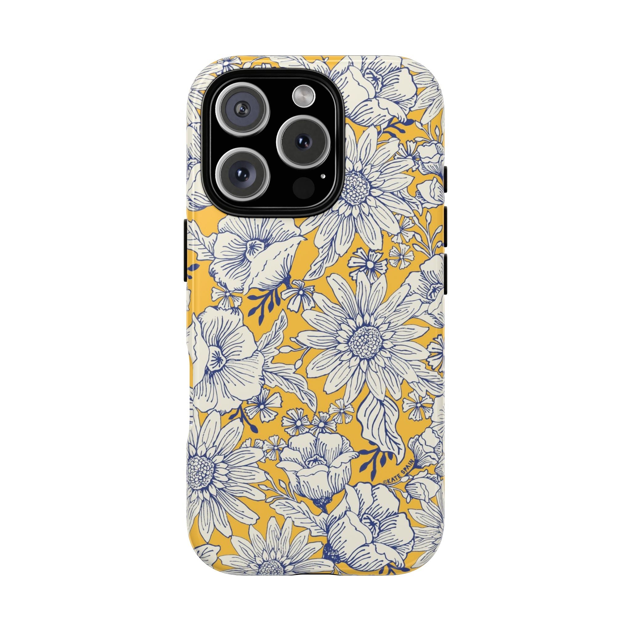 Jardin tough case for iPhone 16 Pro - elegant floral jardin design in glossy finish
