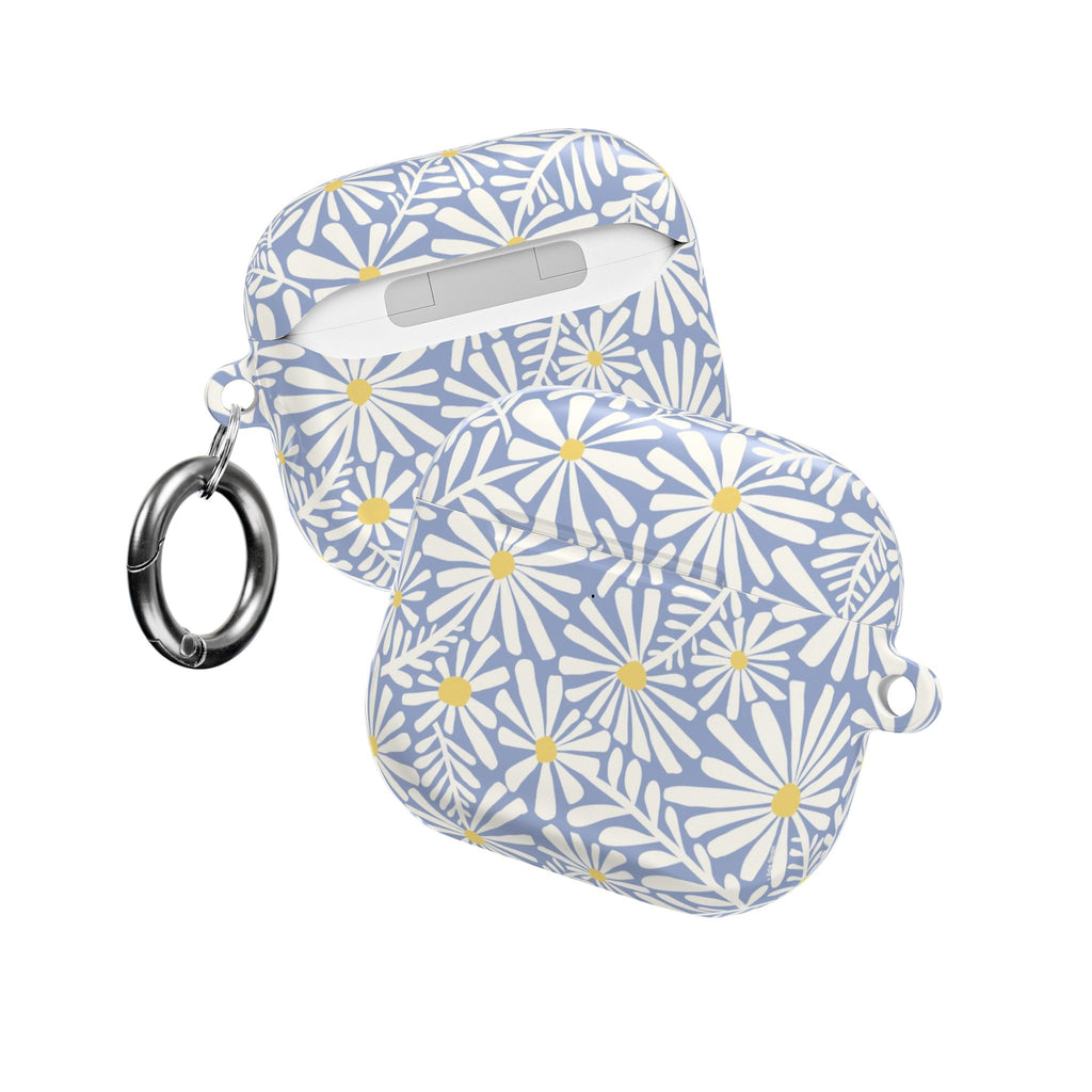 Montauk Daisy Cottage Blue AirPods Case