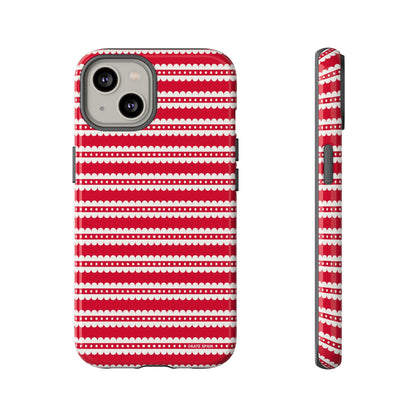 Candy Cane Stripe iPhone Tough Case