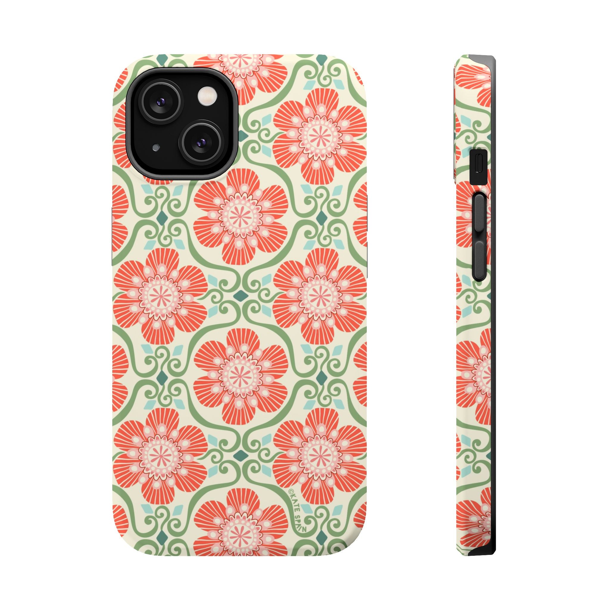 Barcelona Flowers MagSafe iPhone Case
