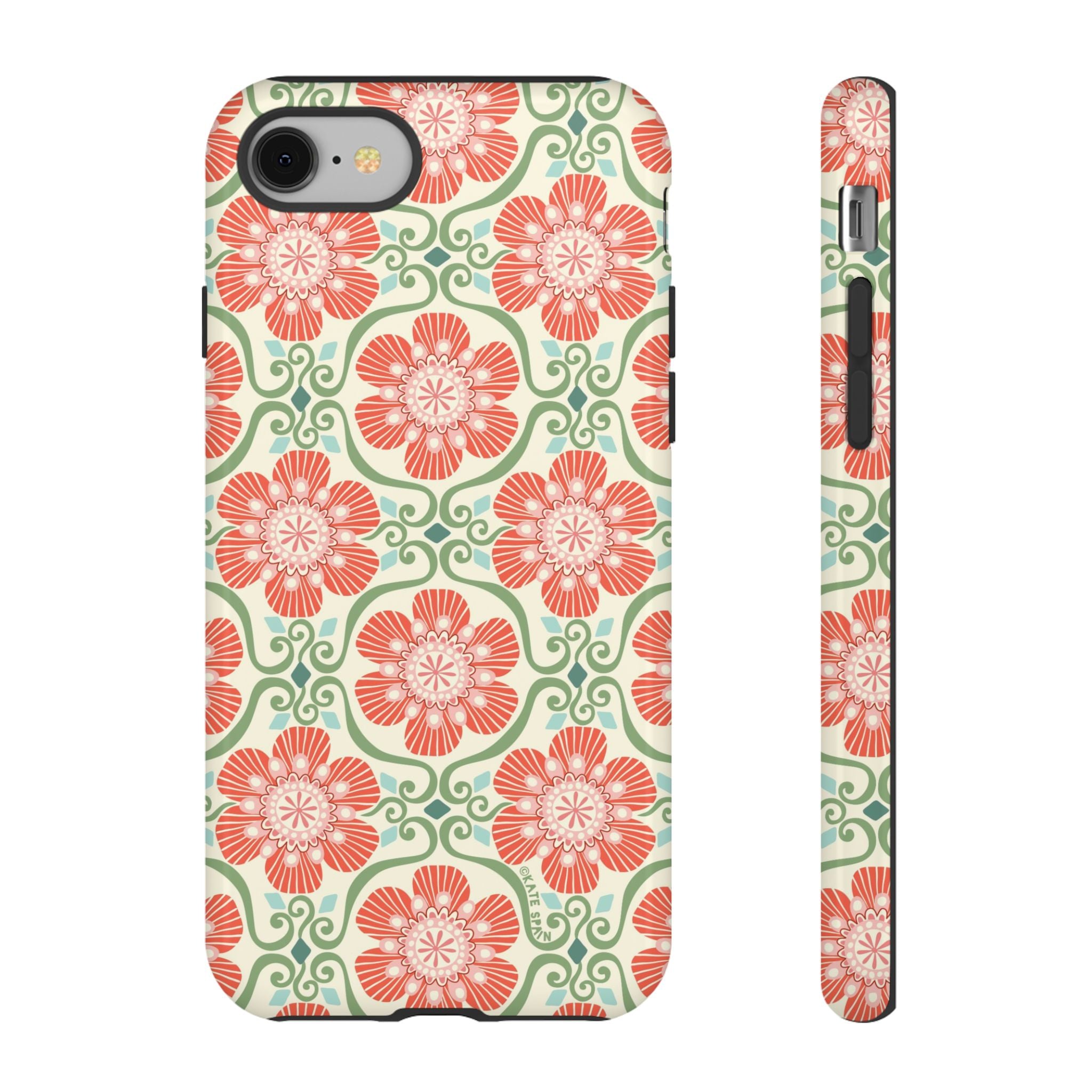 Barcelona Flowers iPhone Tough Case iPhone 8 Glossy