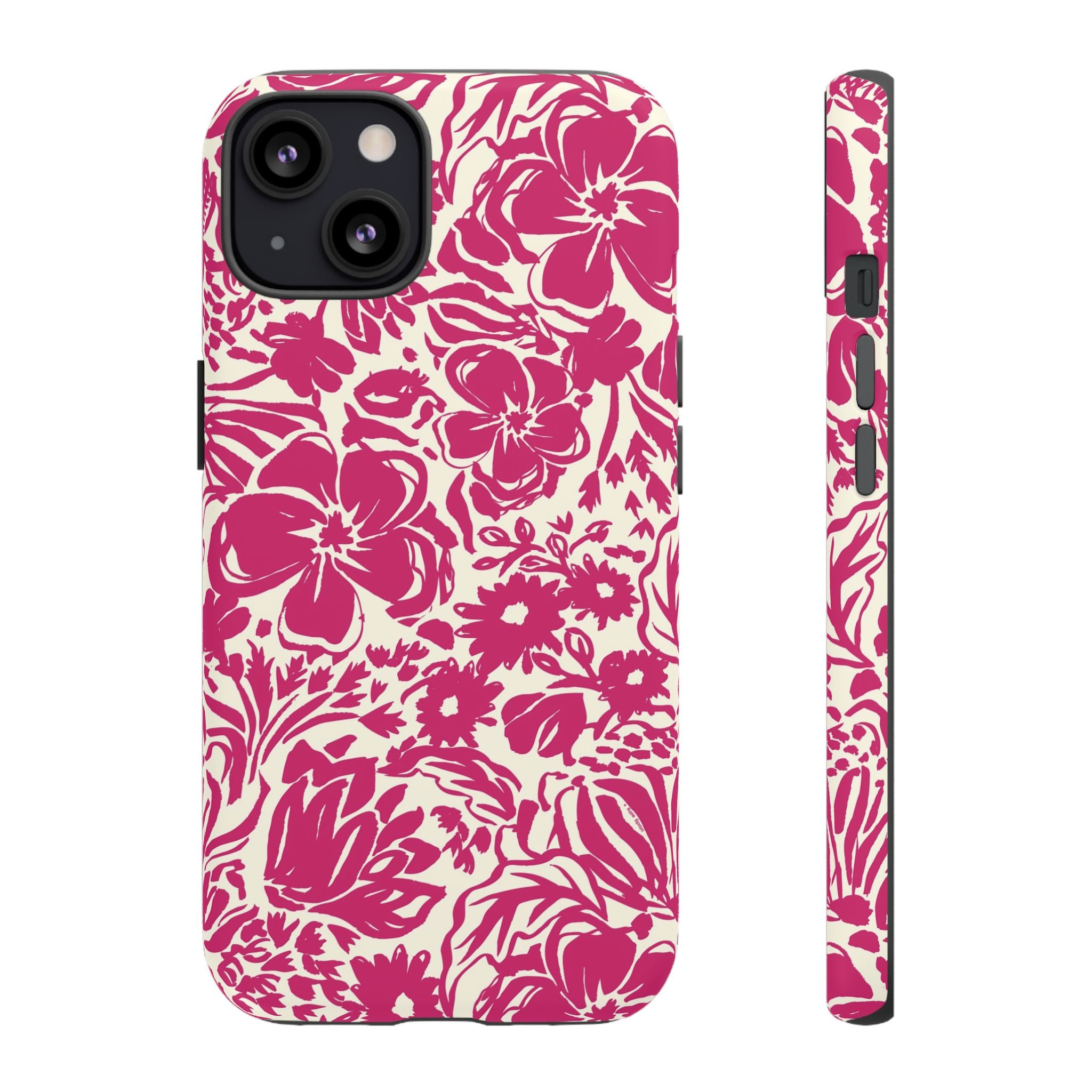 Rhapsody Bright Pink iPhone Case