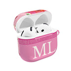 Bloomerie Fuchsia Personalized AirPods Case