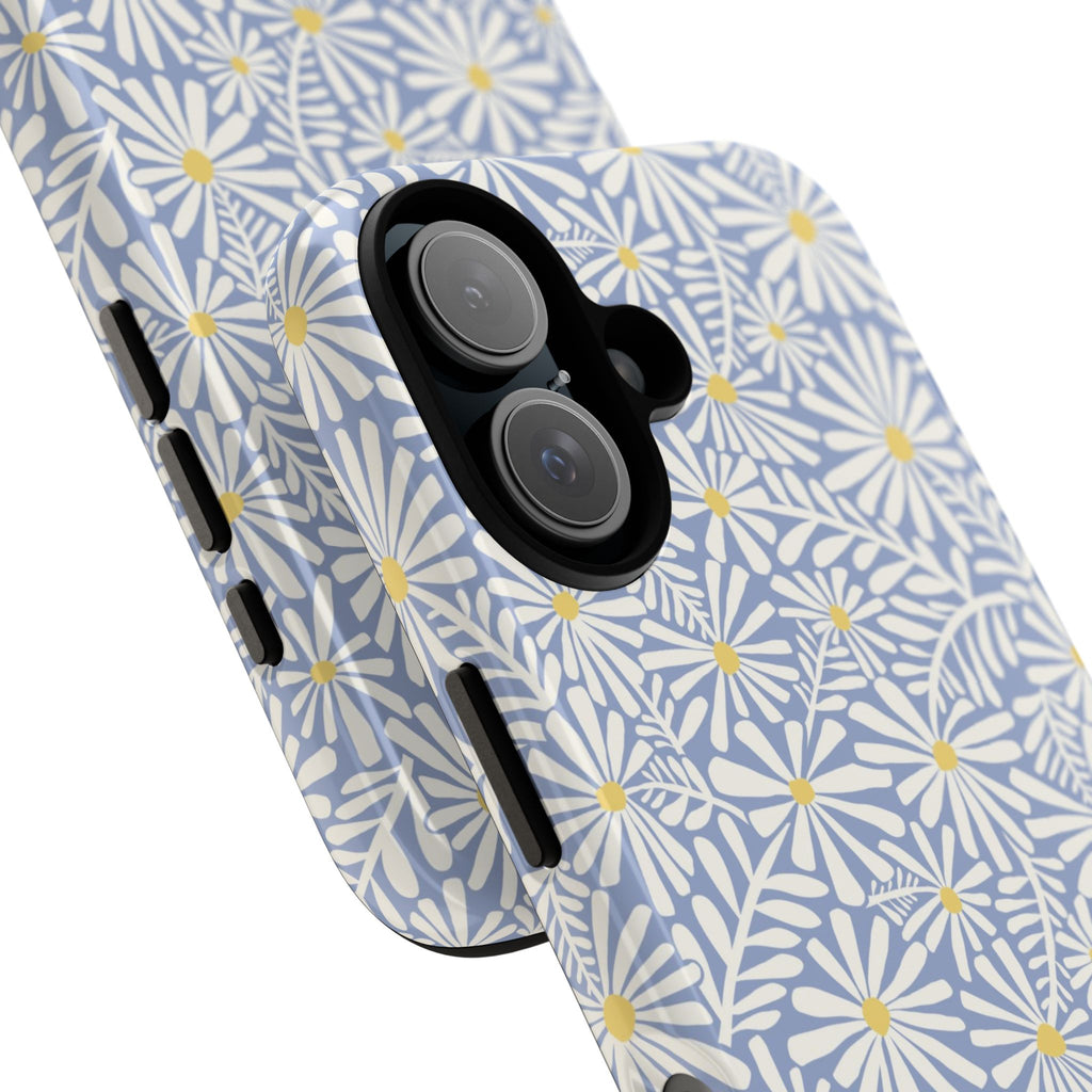 Montauk Daisy Cottage Blue iPhone Case