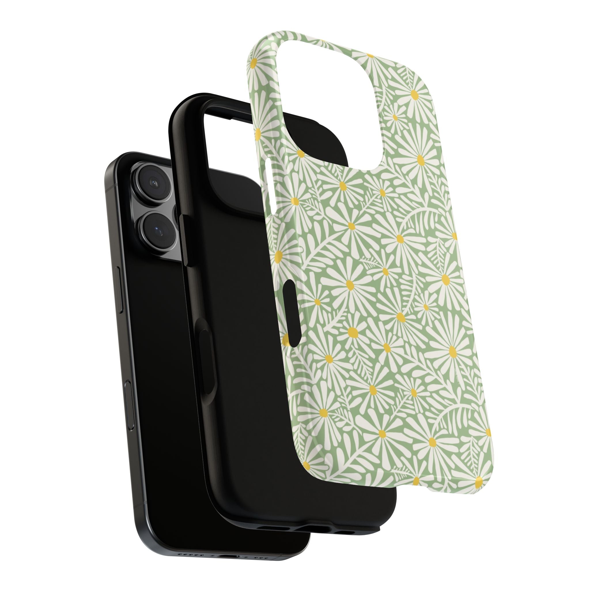 Montauk Daisy Meadow Green iPhone Case