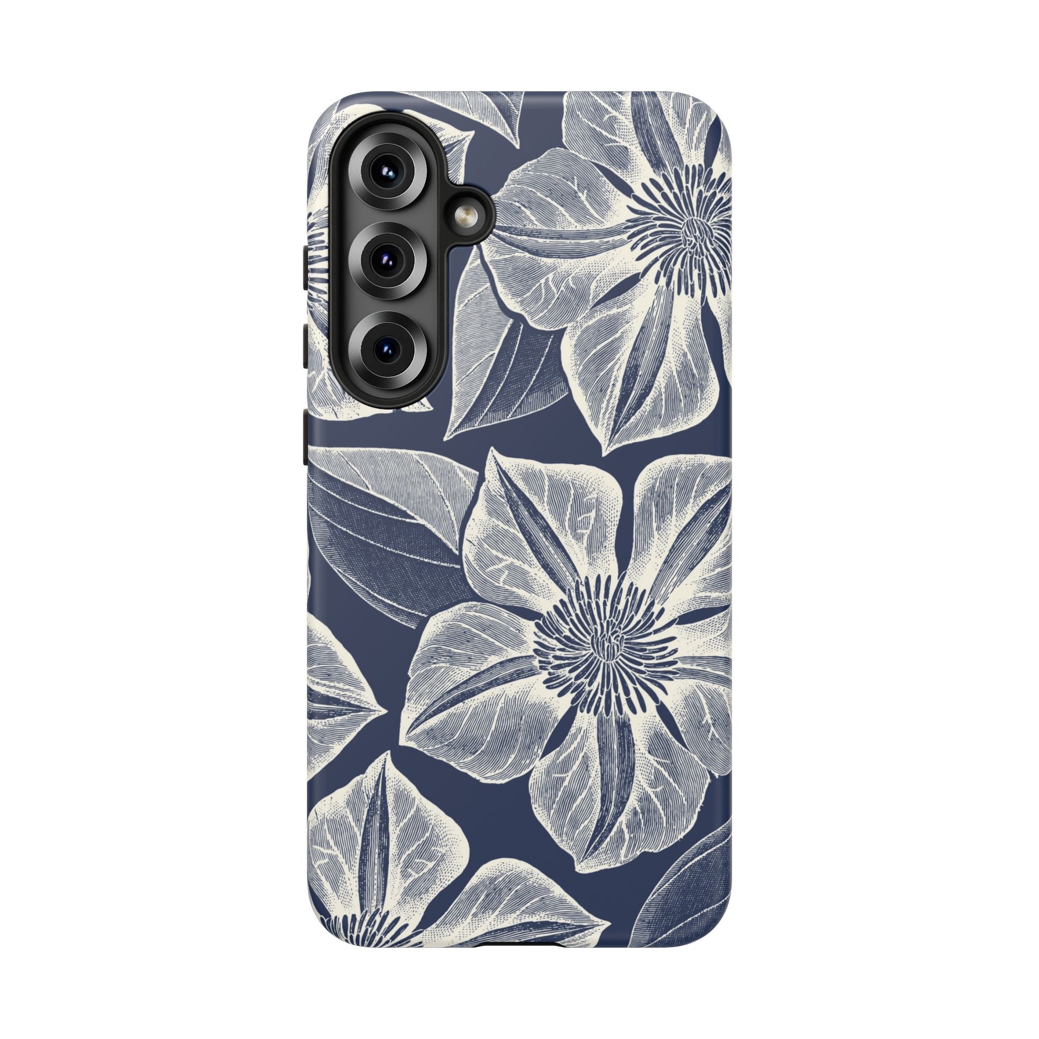 Vintage Bloom Navy Samsung Case