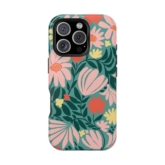 Botanica Teal iPhone Magsafe iPhone 16 Pro Glossy