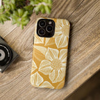 Vintage Bloom Gold iPhone Case
