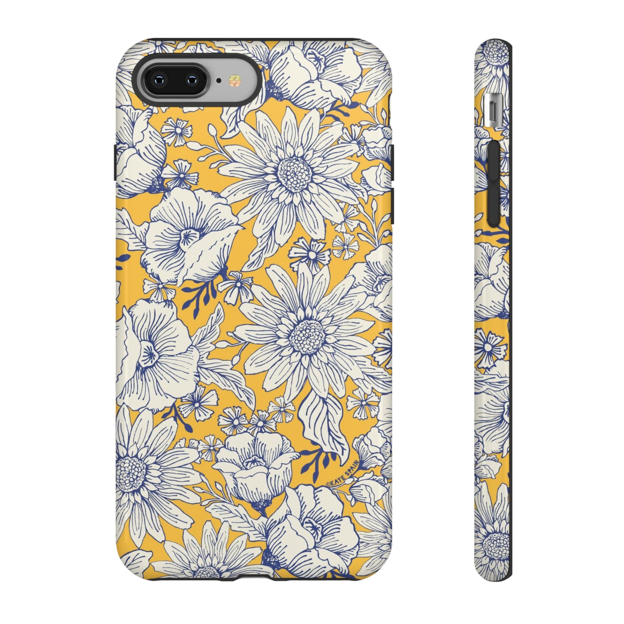 Jardin tough case for iPhone 8 Plus - glossy elegant floral jardin design