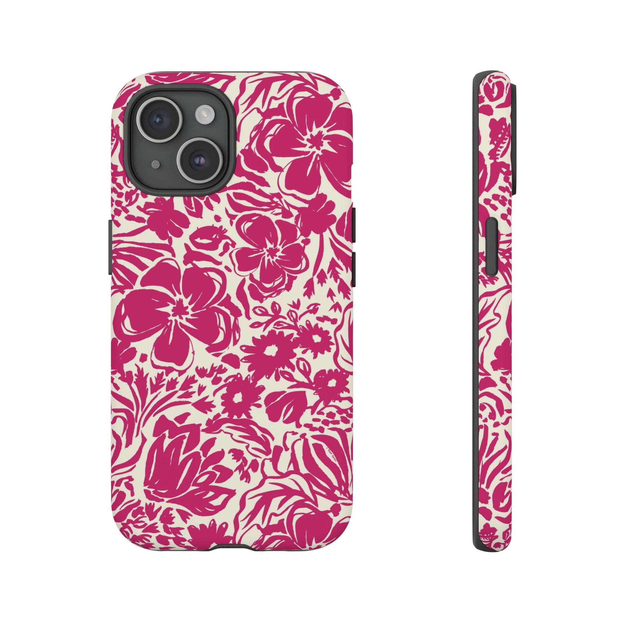 Rhapsody Bright Pink iPhone Case