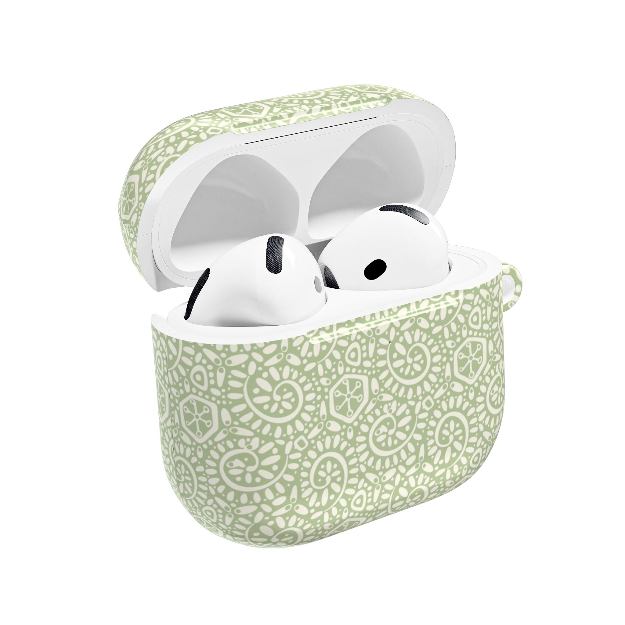 Canto Swirls Pastel Sage AirPods Case