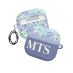 Nantucket Hydrangea Personalized AirPods Case