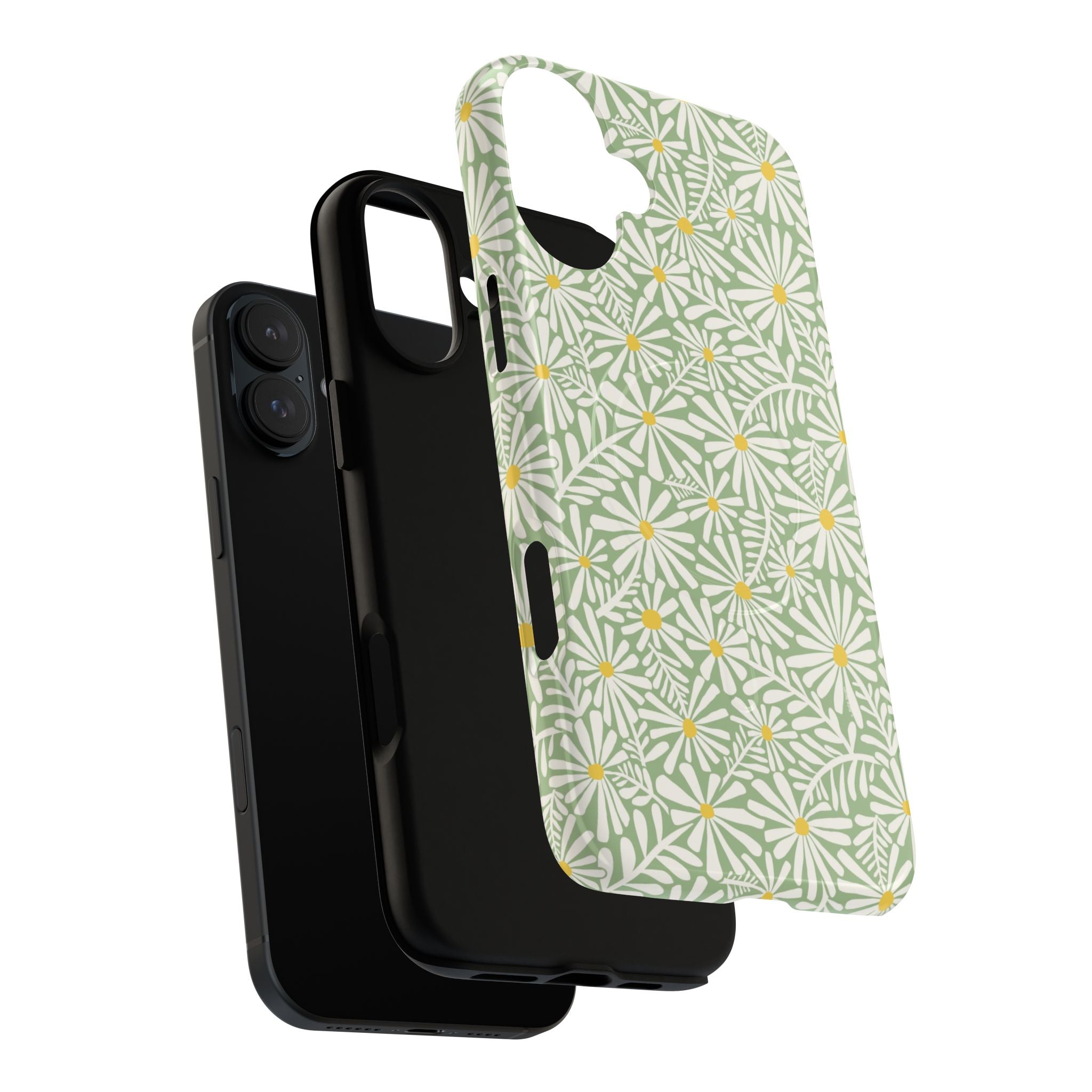 Montauk Daisy Meadow Green MagSafe iPhone Case