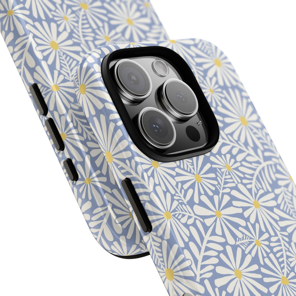 Montauk Daisy Cottage Blue iPhone Case