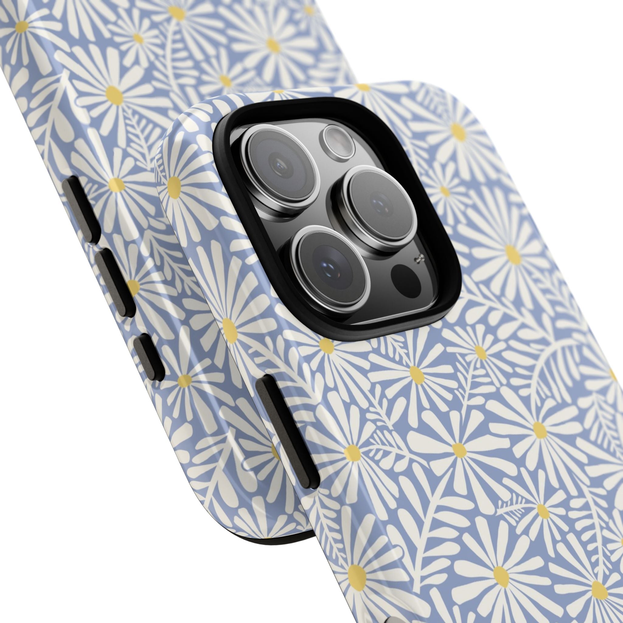 Montauk Daisy Cottage Blue iPhone Case