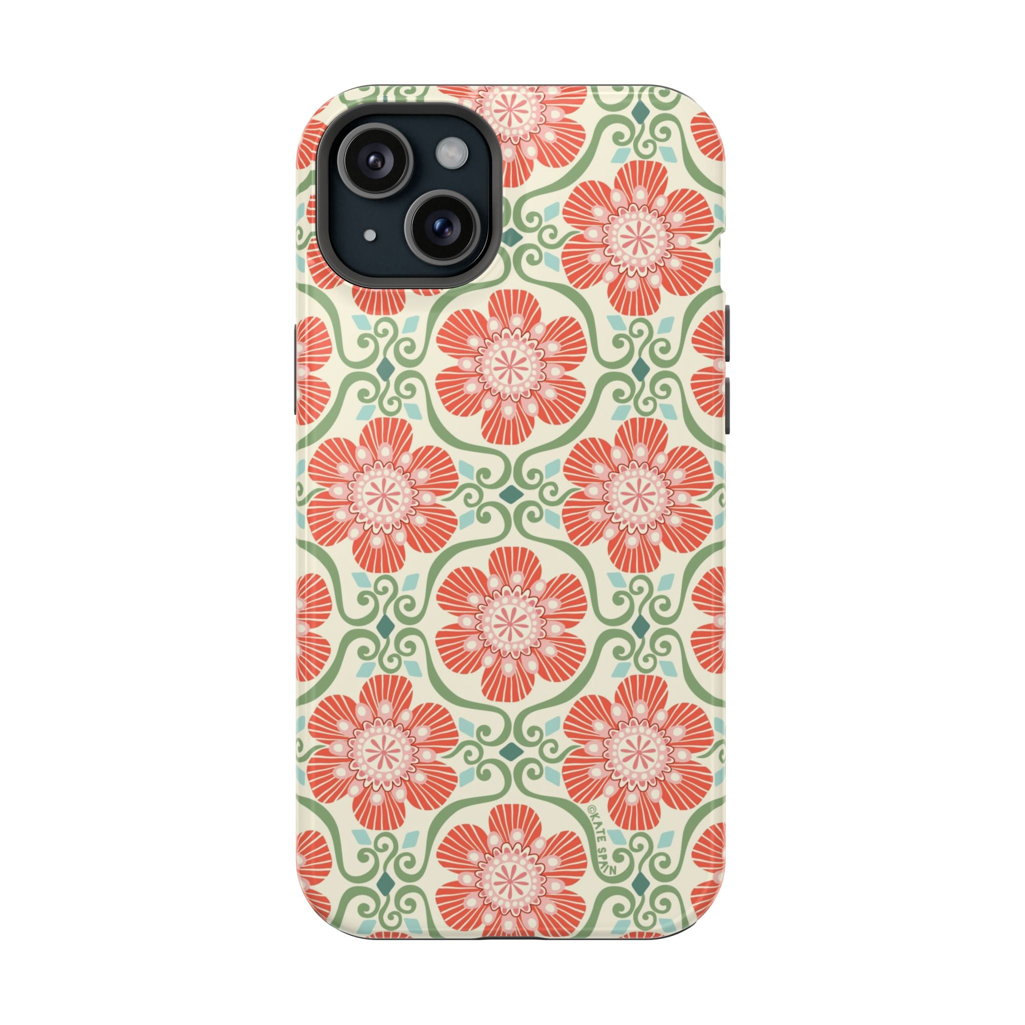 Barcelona Flowers MagSafe iPhone Case