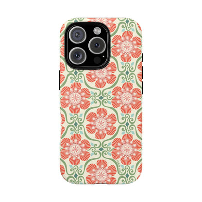 Barcelona Flowers iPhone Tough Case iPhone 16 Pro Matte