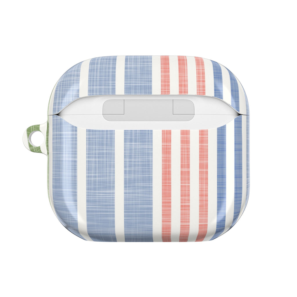 Cabana Stripe Pastel AirPods Case Initial
