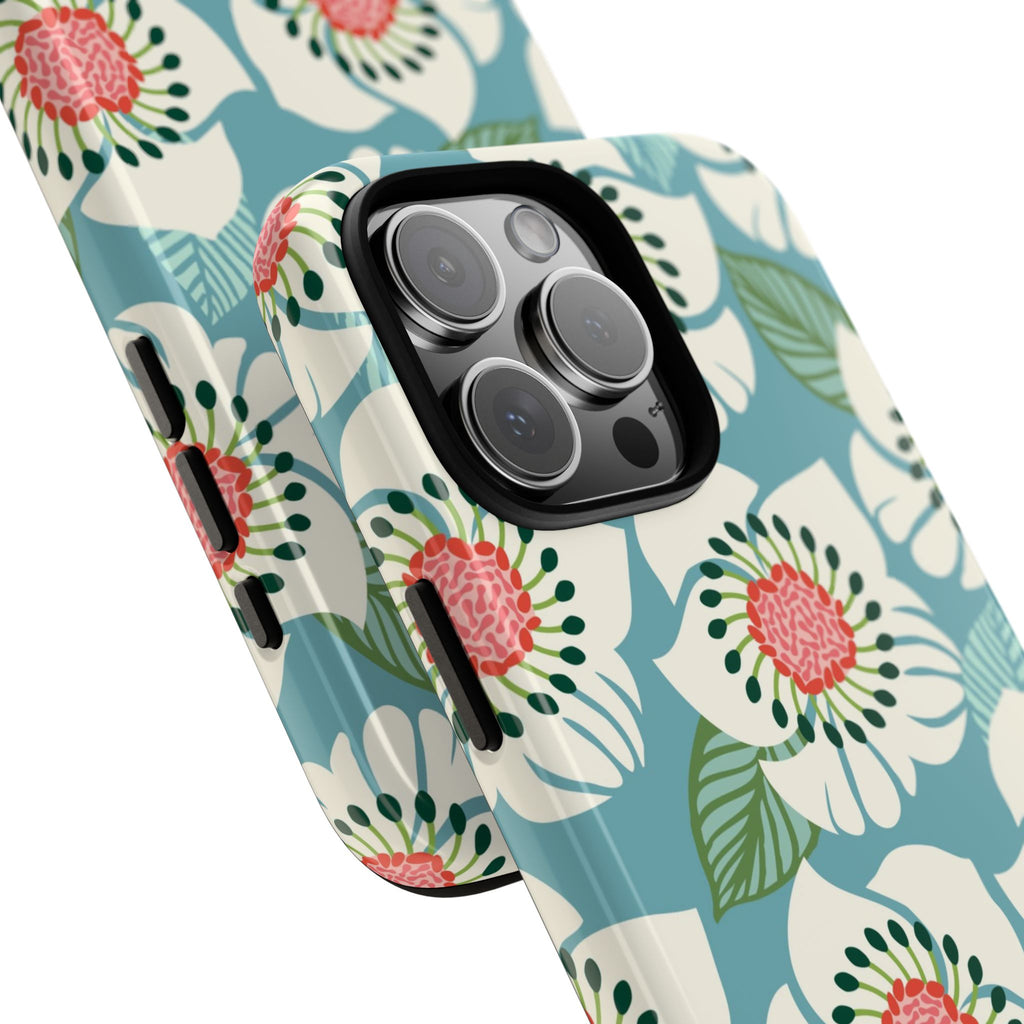 Panache Floral Tough iPhone 16 Pro Max Case – lifestyle/angled shot