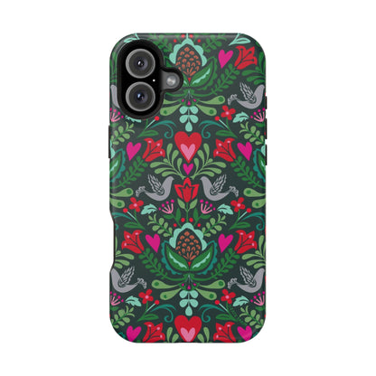Rosemaling iPhone MagSafe Tough Case