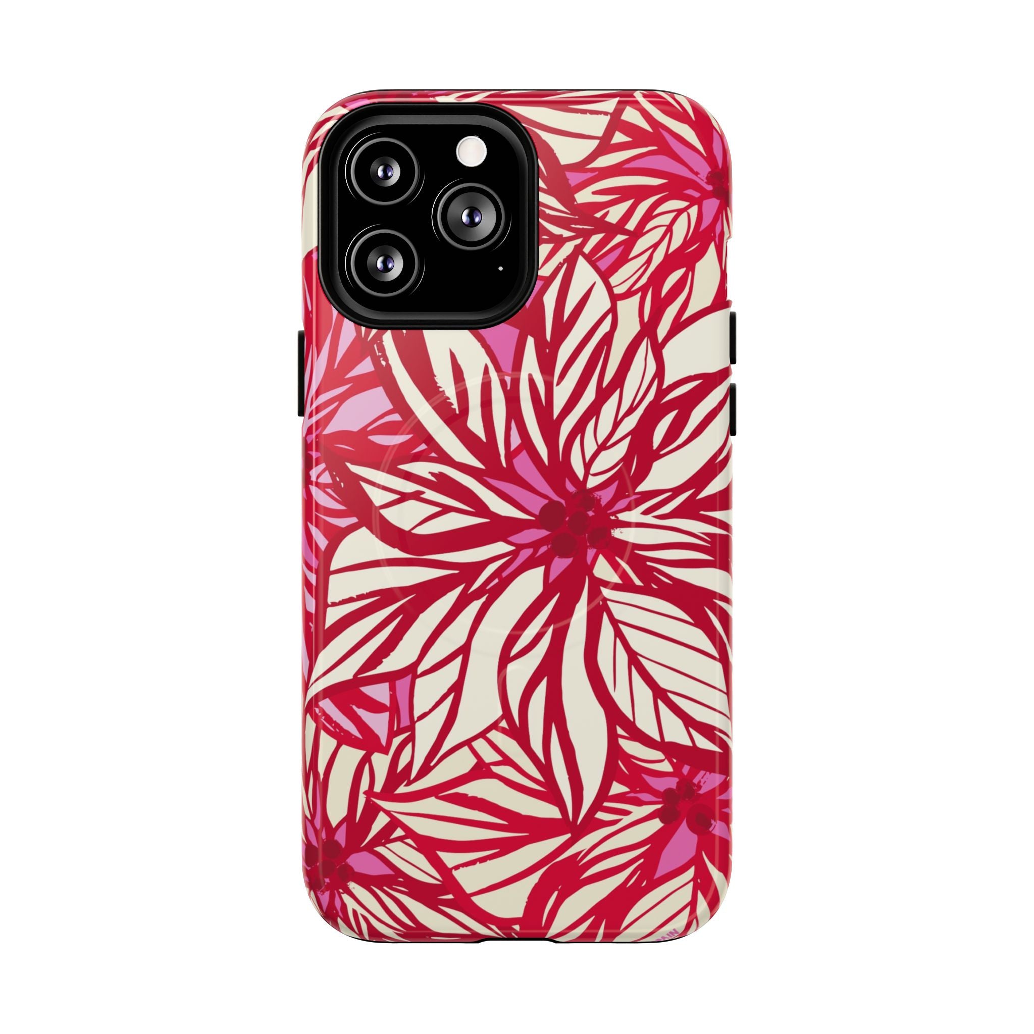 Poinsettia MagSafe iPhone Case