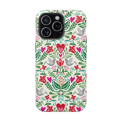 Rosemaling iPhone MagSafe Tough Case