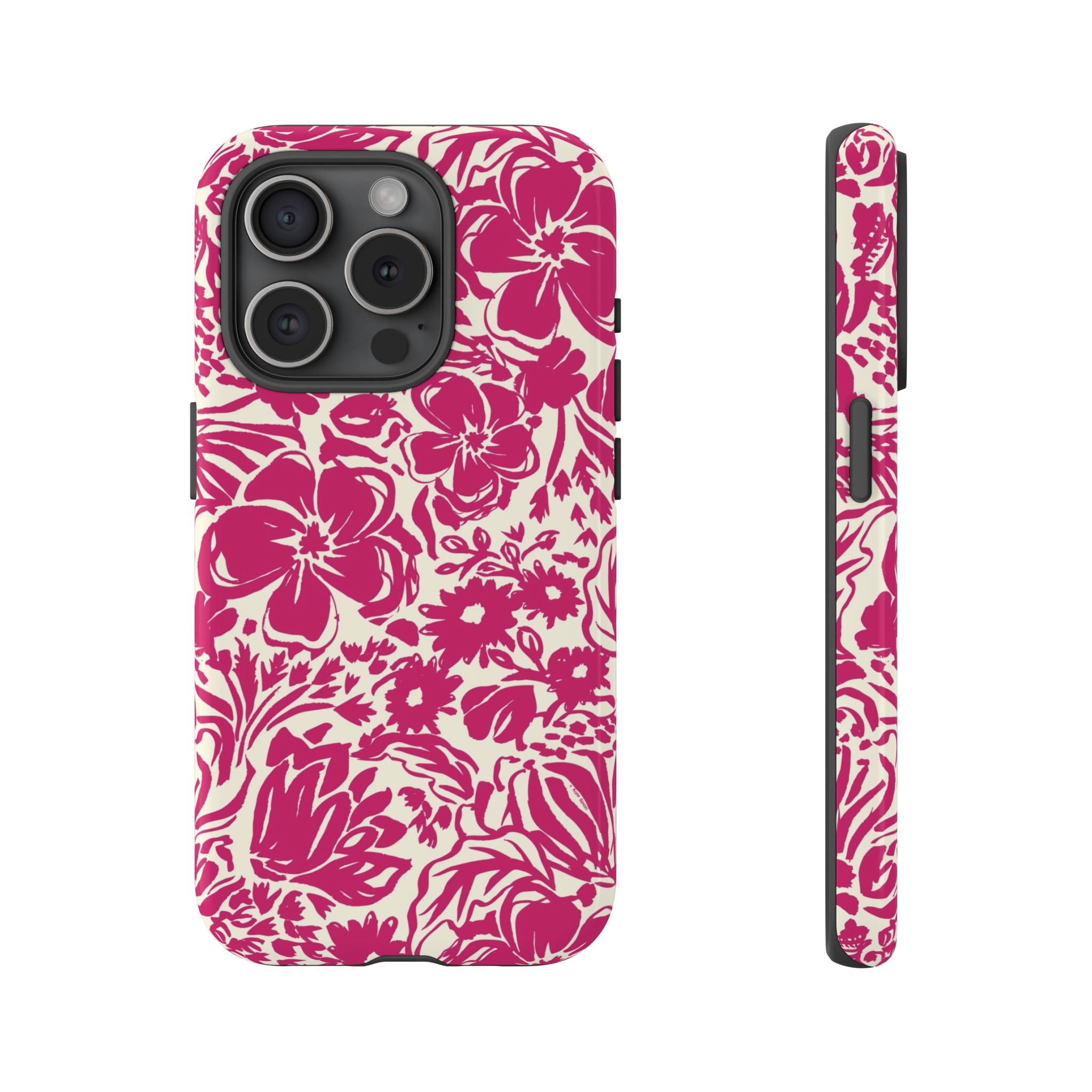 Rhapsody Bright Pink iPhone Case