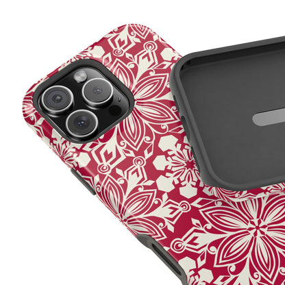 Snowfall Paper Cut Snowflake MagSafe Tough Case