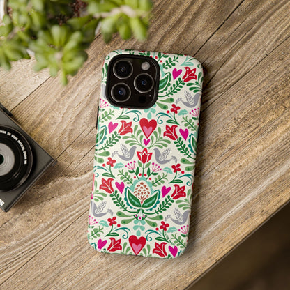 Rosemaling iPhone Tough Case