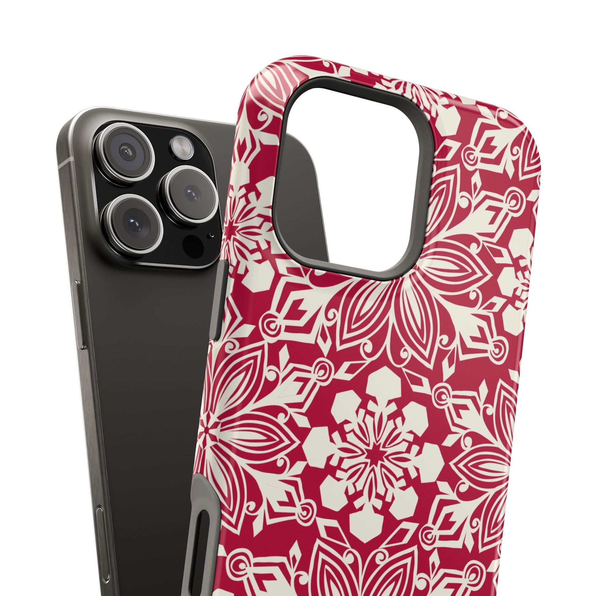 Snowfall Paper Cut Snowflake MagSafe Tough Case