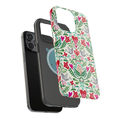 Rosemaling iPhone MagSafe Tough Case