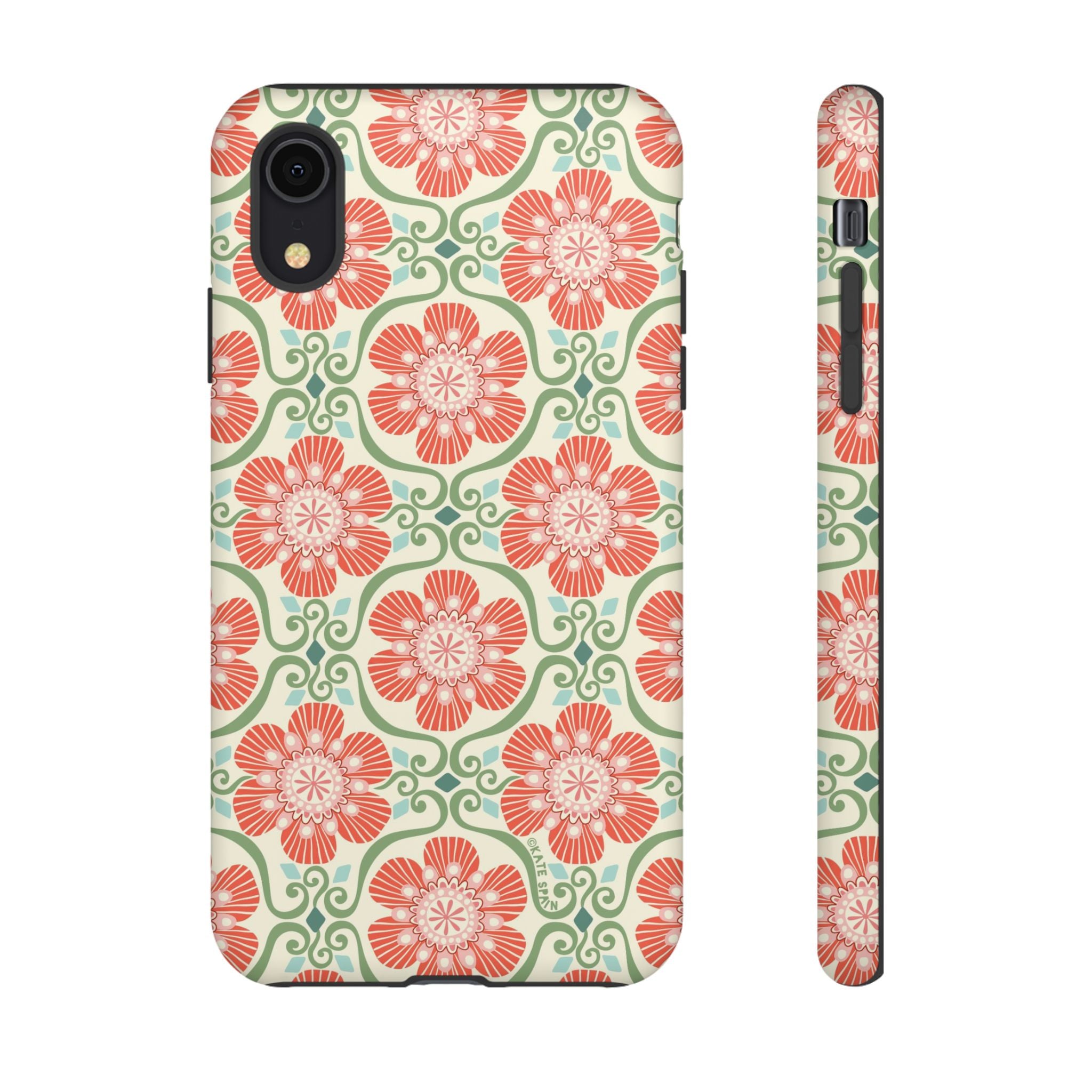 Barcelona Flowers iPhone Tough Case iPhone XR Matte