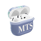 Nantucket Hydrangea Personalized AirPods Case