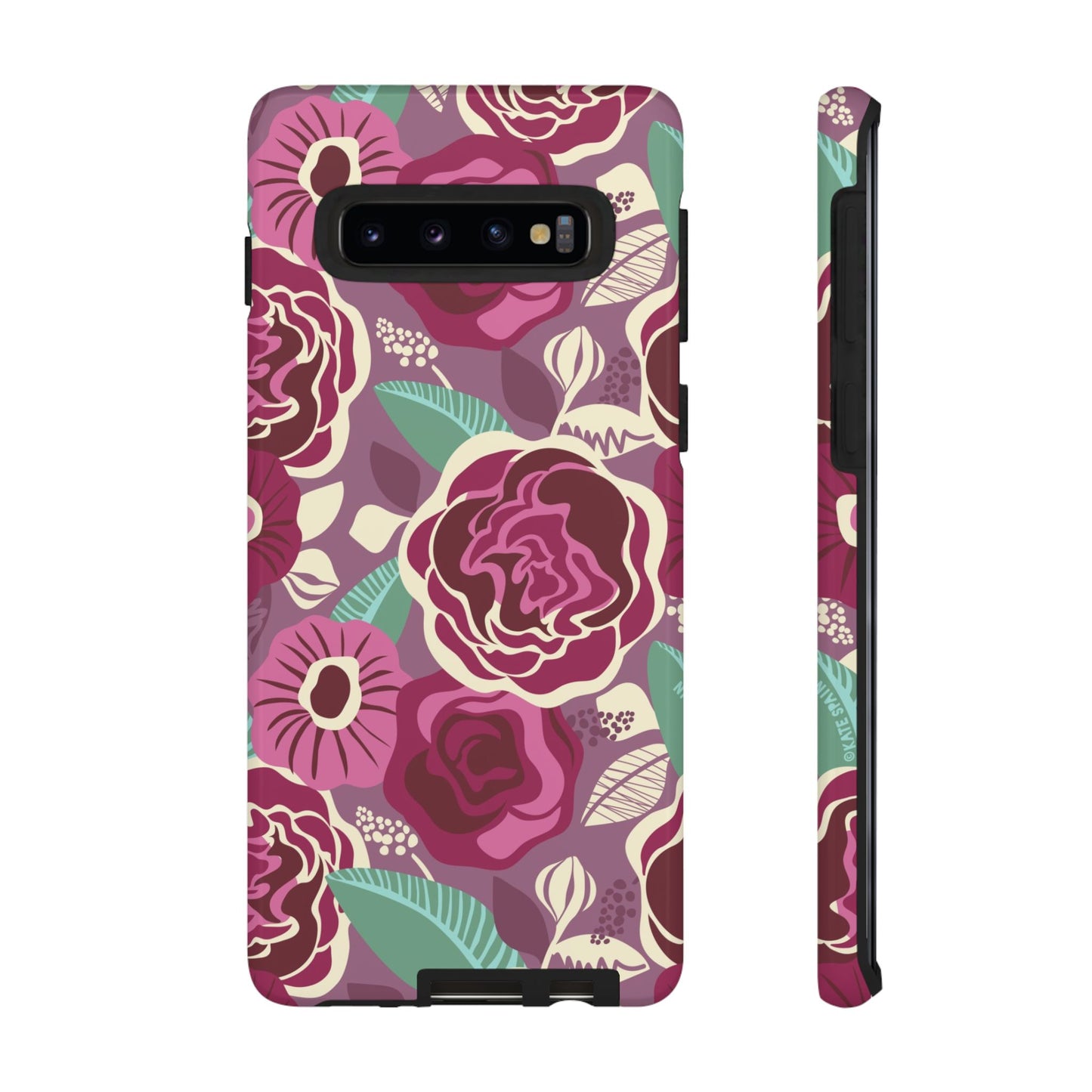 Tea Rose Burgundy Samsung Galaxy Tough Case