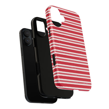 Candy Cane Stripe Tough Magnetic Phone Case