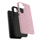 Lily Rose Samsung Galaxy S25 Glossy case — dual-layer construction detail — tough botanical phone case by Kate Spain
