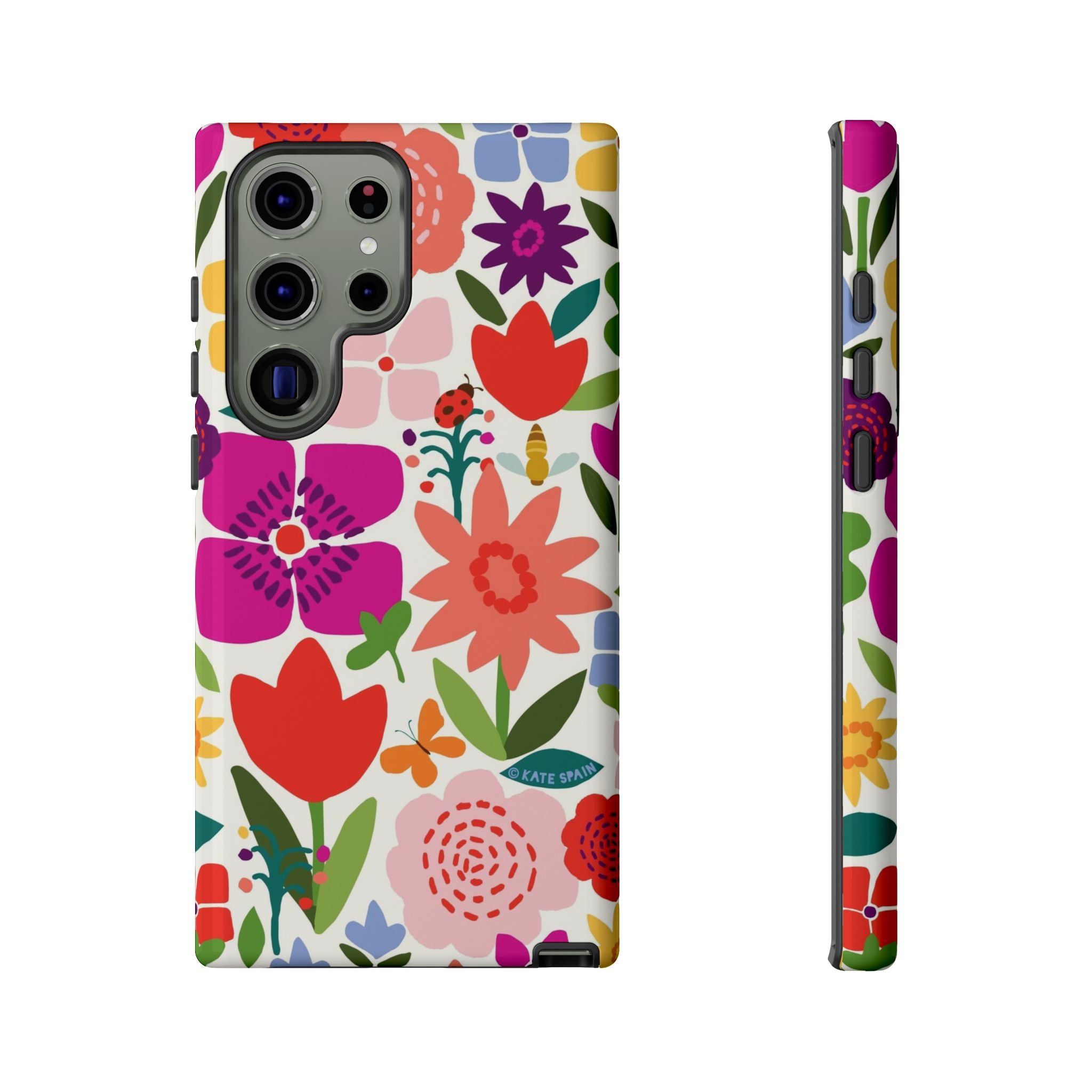 Happy Blooms Samsung Tough Case Samsung Galaxy S23 Ultra Glossy