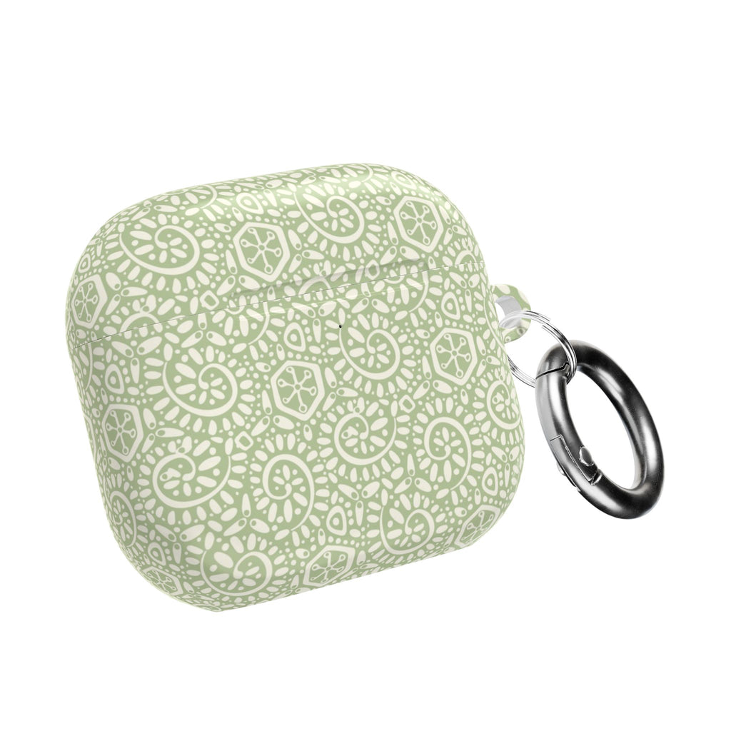 Canto Swirls Pastel Sage AirPods Case