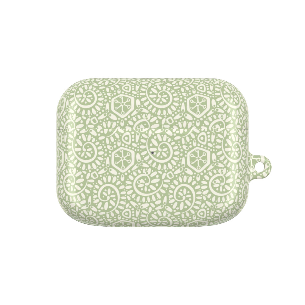 Canto Swirls Pastel Sage AirPods Case