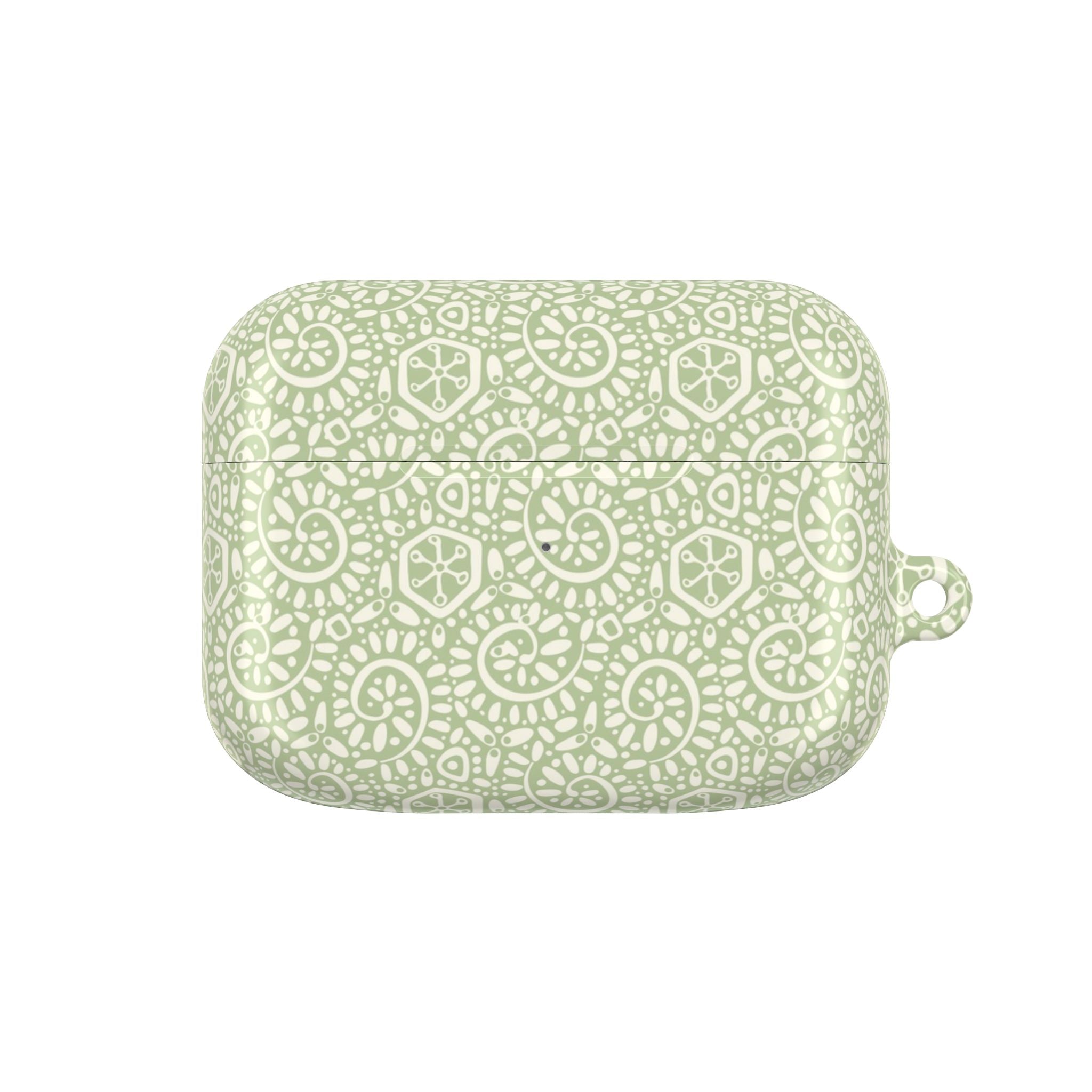 Canto Swirls Pastel Sage AirPods Case