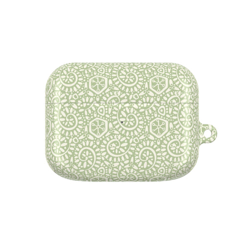 Canto Swirls Pastel Sage AirPods Case