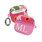 Bloomerie Fuchsia Personalized AirPods Case
