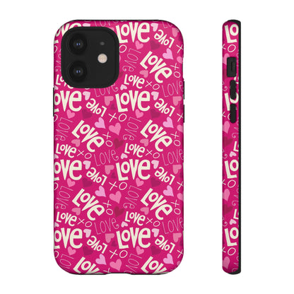 Lotta Love Pattern iPhone Tough Case